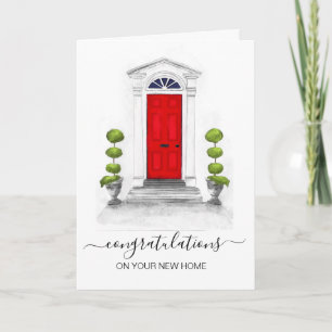 congratulations on your new home real estate agent card