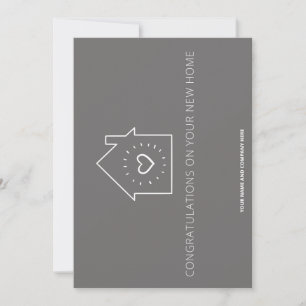 Congratulations On Your New Home: REALTOR Thank Yo You Card