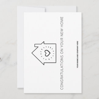 Congratulations On Your New Home: REALTOR  Thank You Card