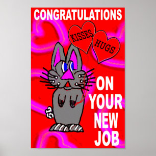 Congratulations On Your New Job Poster