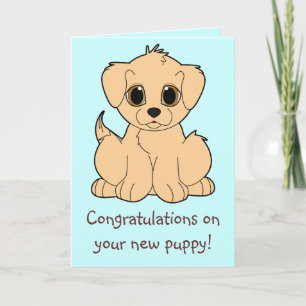 Congratulations on Your New Puppy Card