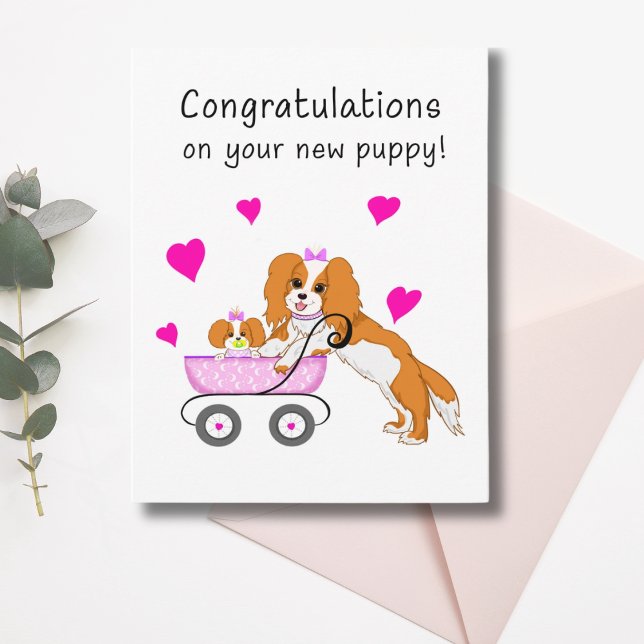 Congratulations on Your New Puppy Card (Creator Uploaded)