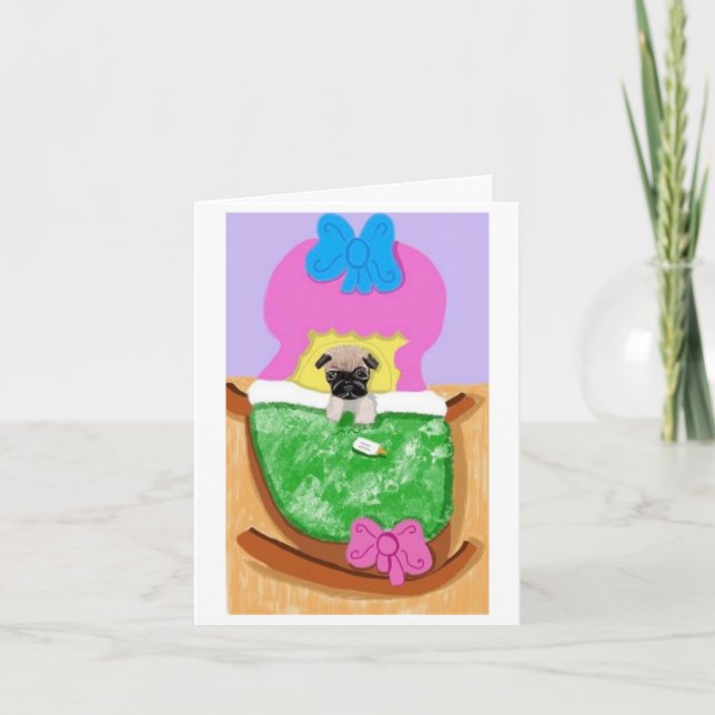 Congratulations On Your New Puppy 🐶  Thank You Card (Front)