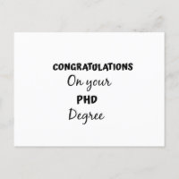 congratulations on your phd degree