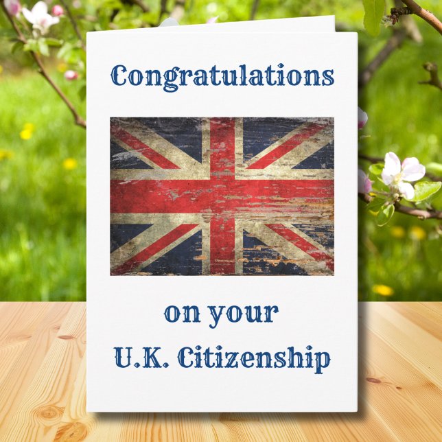 Congratulations on your UK Citizenship Union Jack Card (Creator Uploaded)