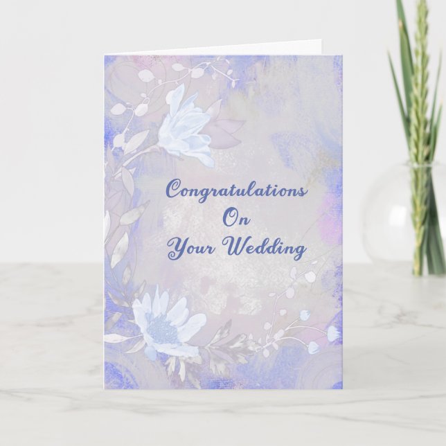 Congratulations on your wedding card (Front)