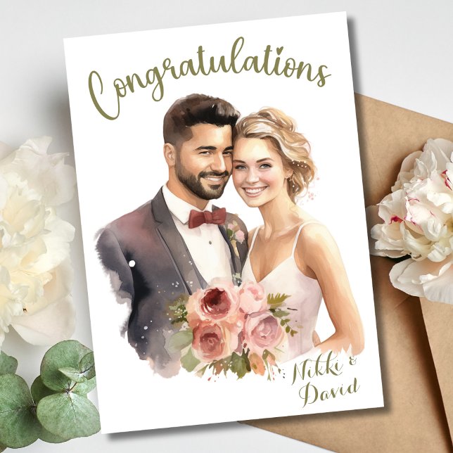 Congratulations On Your Wedding Custom Card (Congratulations On Your Wedding Custom Card)