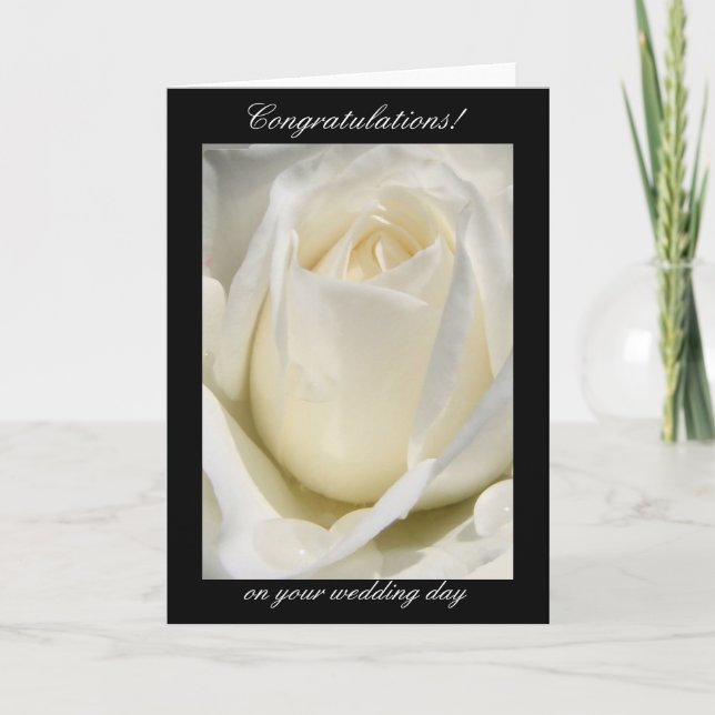 Congratulations on your wedding day card (Front)
