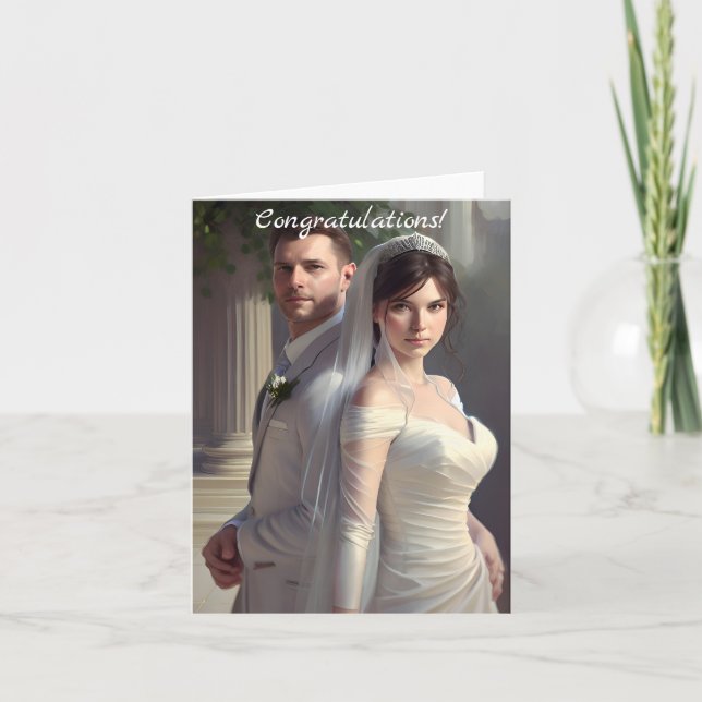 Congratulations on your Wedding Day Card (Front)