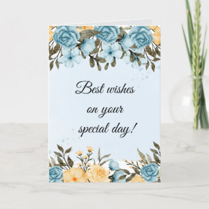 Congratulations on Your Wedding Day Card