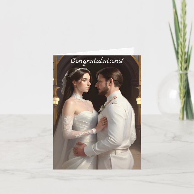 Congratulations on your Wedding Day Card (Front)