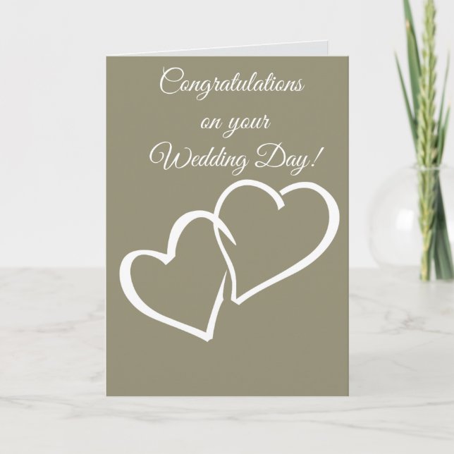 Congratulations on Your Wedding Day Card (Front)