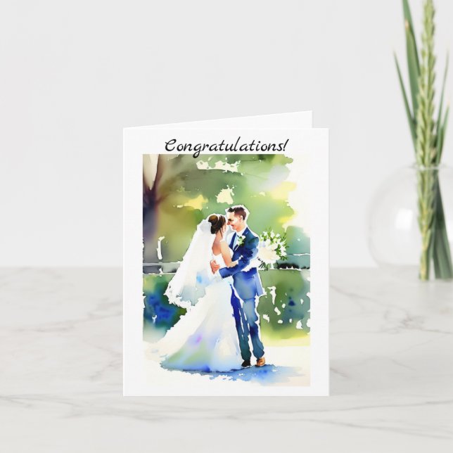 Congratulations on your Wedding Day Card (Front)