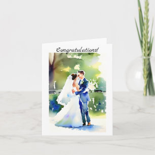 Congratulations on your Wedding Day Card