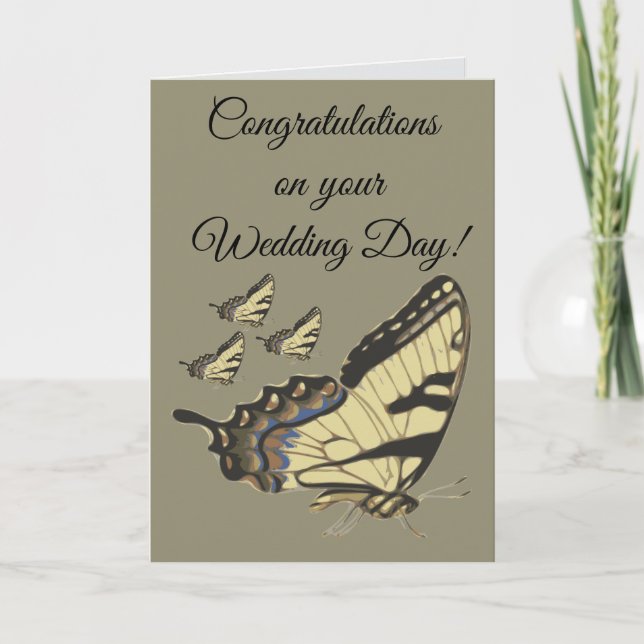 Congratulations on Your Wedding Day Card (Front)