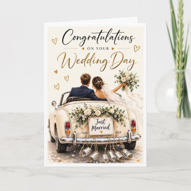 Congratulations on your wedding day  card (Front)