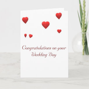 Congratulations on your Wedding Day Card