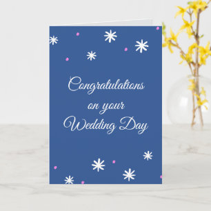 Congratulations on Your Wedding Day Card