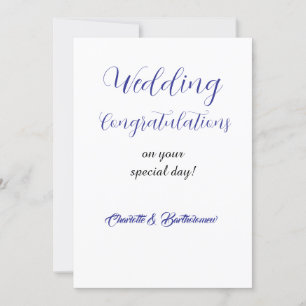 Congratulations on Your Wedding Invitation