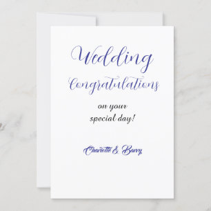 Congratulations on Your Wedding Invitation