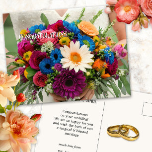 Congratulations on your Wedding Postcard