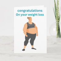 Congratulations on your weight loss work out lady