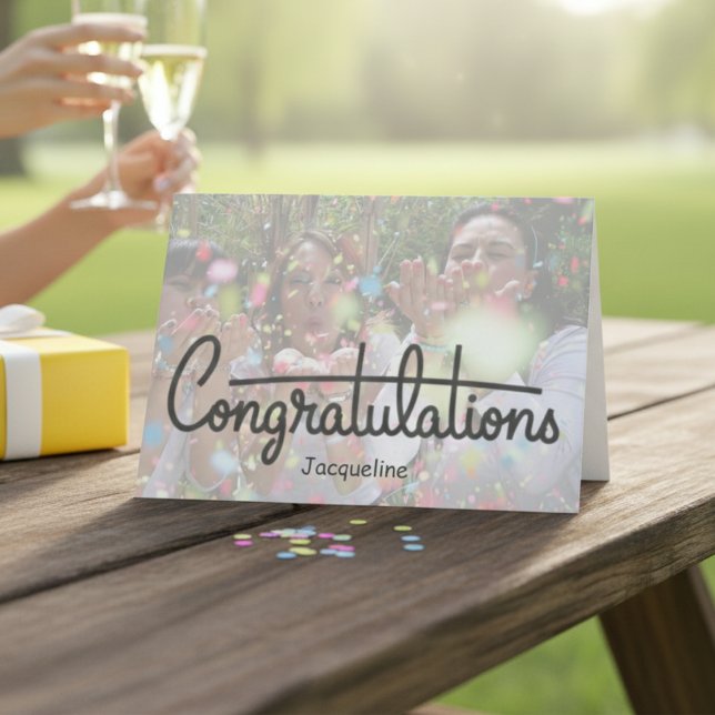 Congratulations Personalized Card (Congratulations Personalized Card)