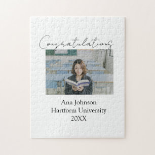 Congratulations photo graduate name university yea jigsaw puzzle