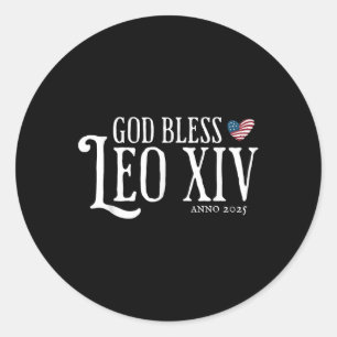 Congratulations Pope Leo Xiv. Us Celebration - We Classic Round Sticker
