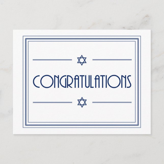 Congratulations Postcard (Front)