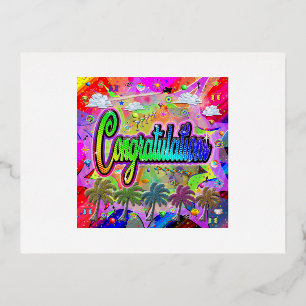 Congratulations Postcard ~ Vista Express