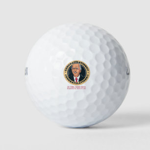 congratulations president joe biden golf balls