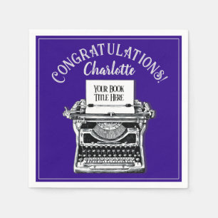 Congratulations Publication Personalised Napkin
