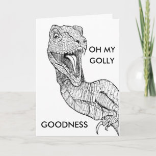 Congratulations Raptor Card