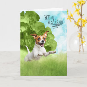 Congratulations reBARKable Jack Russell Dog Card