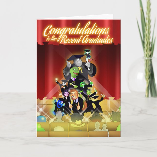 Congratulations Recent Graduates(No Year) Card (Front)