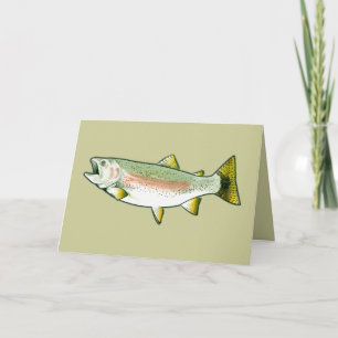 Congratulations Retirement with Rainbow Trout Card