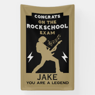 Congratulations Rock Guitar Exam Banner