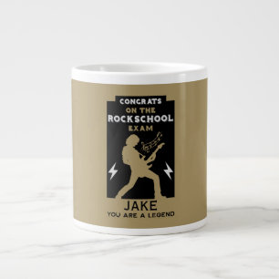 Congratulations Rock Guitar Exam Large Coffee Mug