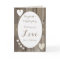 Congratulations Rustic Wedding Day white