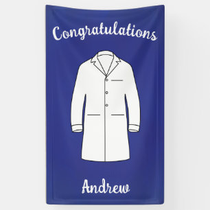 Congratulations School Of Medicine White Coat Banner
