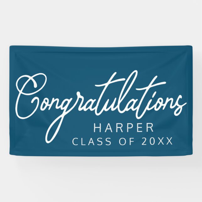 CONGRATULATIONS script design banner (Horizontal)