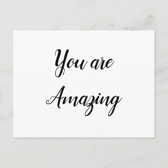congratulations simple minimal text style card (Front)