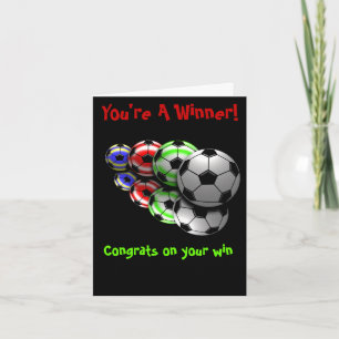 Congratulations Soccer Card