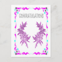 Congratulations - sprig of heather