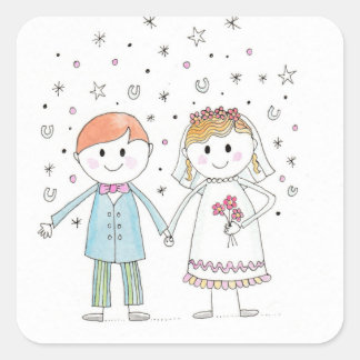 Congratulations Square Sticker