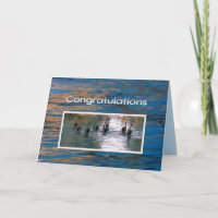 Congratulations Synchronized Swimming Blue