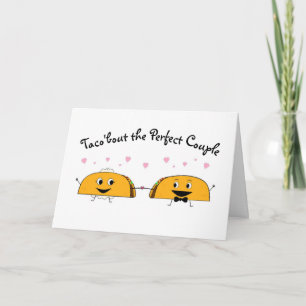 Congratulations Taco Wedding Card