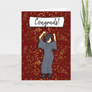 Congratulations to a Graduate Confetti Card