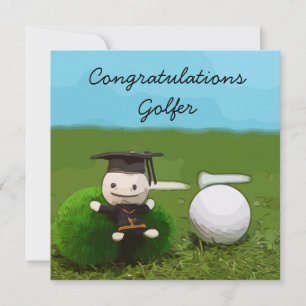 Congratulations to golfer graduation golf ball